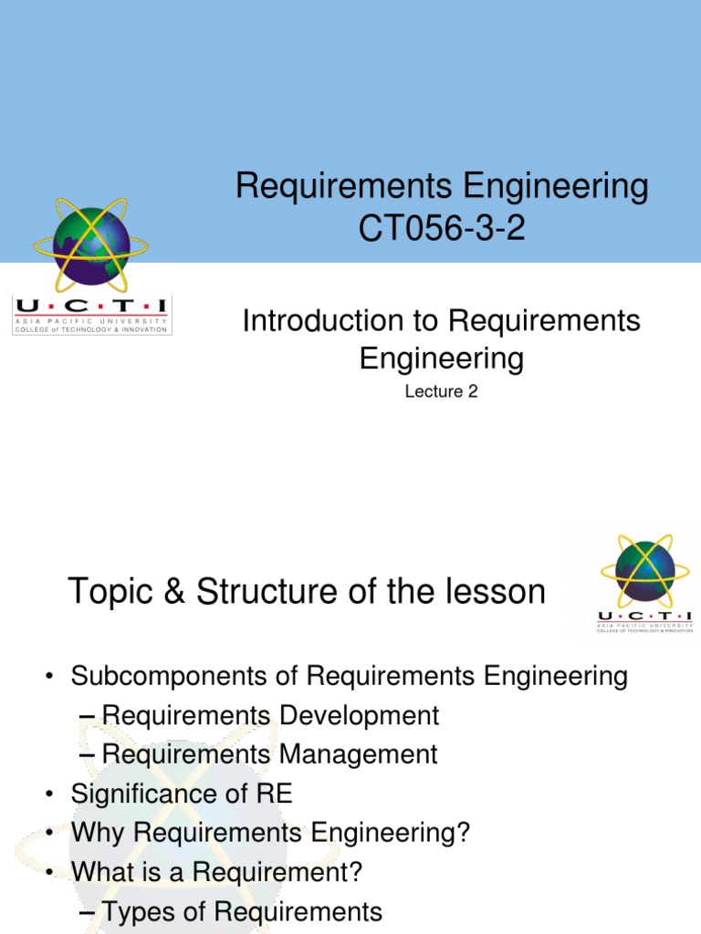 Introduction to Requirements Engineering | PDF | Reliability ...