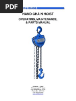 HCH Series Hand Chain Hoist Manual