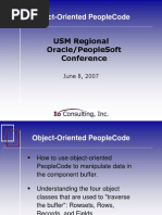 Object Oriented PeopleCode