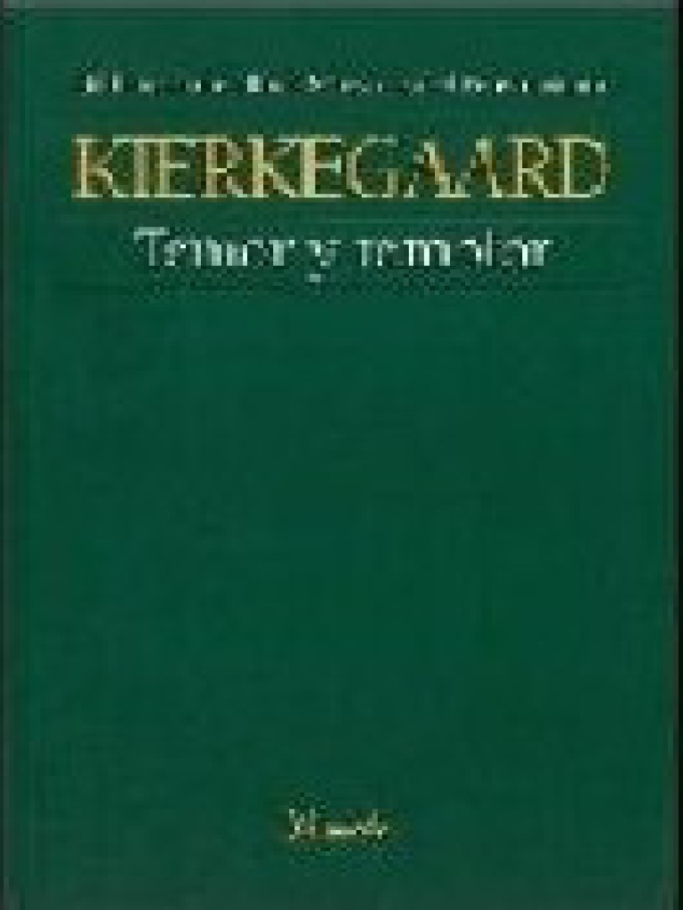 Temor y Temblor PDF Søren Kierkegaard Dinamarca