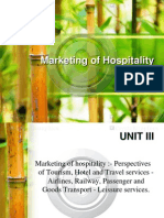 Marketing of Hospitality