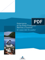 Gobernanza en Las Areas Protegidas Marinas y Costeras Caso Ecuador