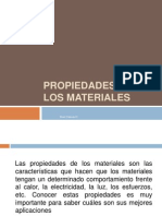 Propiedades de Los Materiales