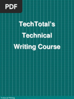 Download Technical Writing Training Course India Hyderabad - TechTotal by onz06 SN19616466 doc pdf