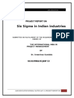 Project Report Six Sigma