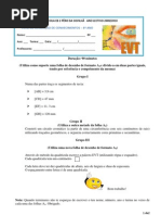 (Microsoft Word - Ficha de avaliação de conhecimentos  6 ano)