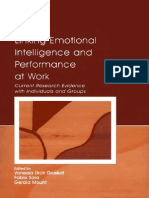 Linking Emotional Intelligence and Performance at Work