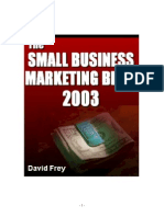 (Ebook) - David Frey - The Small Business Marketing Bible 2003 (312 Pages)