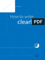 Write Clearly en