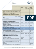 Shaastra Schedule 2014 