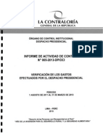Informe Contraloría Nadine Heredia 005 2013 DP OCI Perú