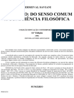 7298667 Demerval Saviani Do Senso Comum Cons Ciencia Filosofica