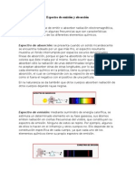 Espectro de Emisión y Absorción