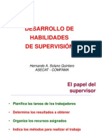 Desarrollo de habilidades de supervisión