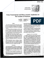 Using Compressional and Shear Acoustic Amplitudes for the Location of Fractures