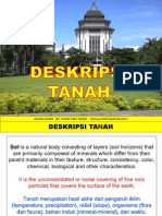 Dasar Ilmu Tanah Deskripsi Tanah