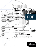 El Proceso de Investigacion Cientifica - Mario Tamayo y Tamayo