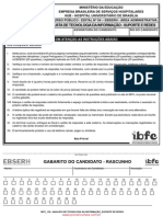 Ibfc - 139 - Analista de Tecnologia Da Informação - Suporte de Redes PDF