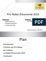 Prix Nobel de L - Économie 2013 Final