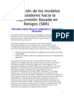 Evolución de Los Modelos Reguladores Hacia La Supervisión Basada en Riesgos