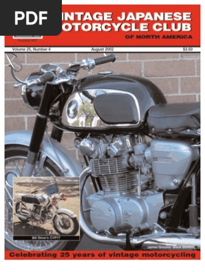 Vintage Japanese Motorcycle Pdf Carburetor Motorcycle