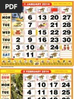 Kalendar Kuda 2017