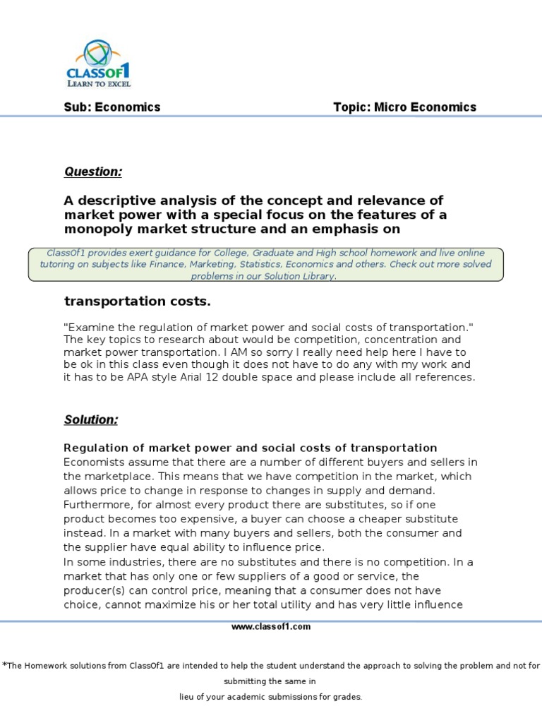 Homework solutions login market