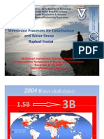 Membrane Process for Desalination and Water Reuse