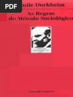 as regras do método sociológico