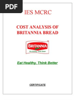 Download Cost Analysis of Britania Bread by atulkmk SN19636482 doc pdf