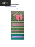 Laço de Tecido e tapete bonito