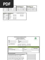 ANNUAL Maintenance Format