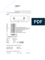 Hoja de Calculo Zapata Combinada