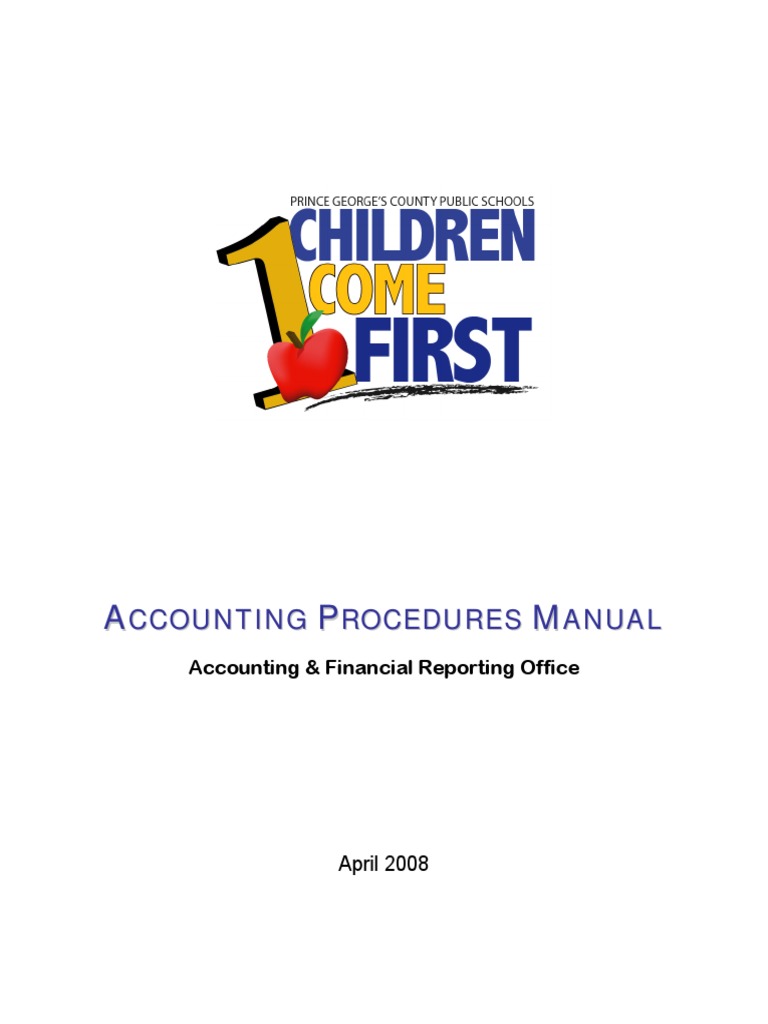 Accounting Procedures Manual 0408draft 1 Pdf Internal Control Sarbanes Oxley Act