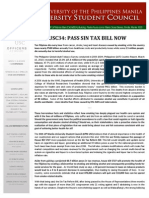 USC34 Sin Tax Bill Statement