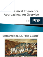 Classical Theoretical Approaches
