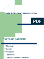 Barriers to Communciation