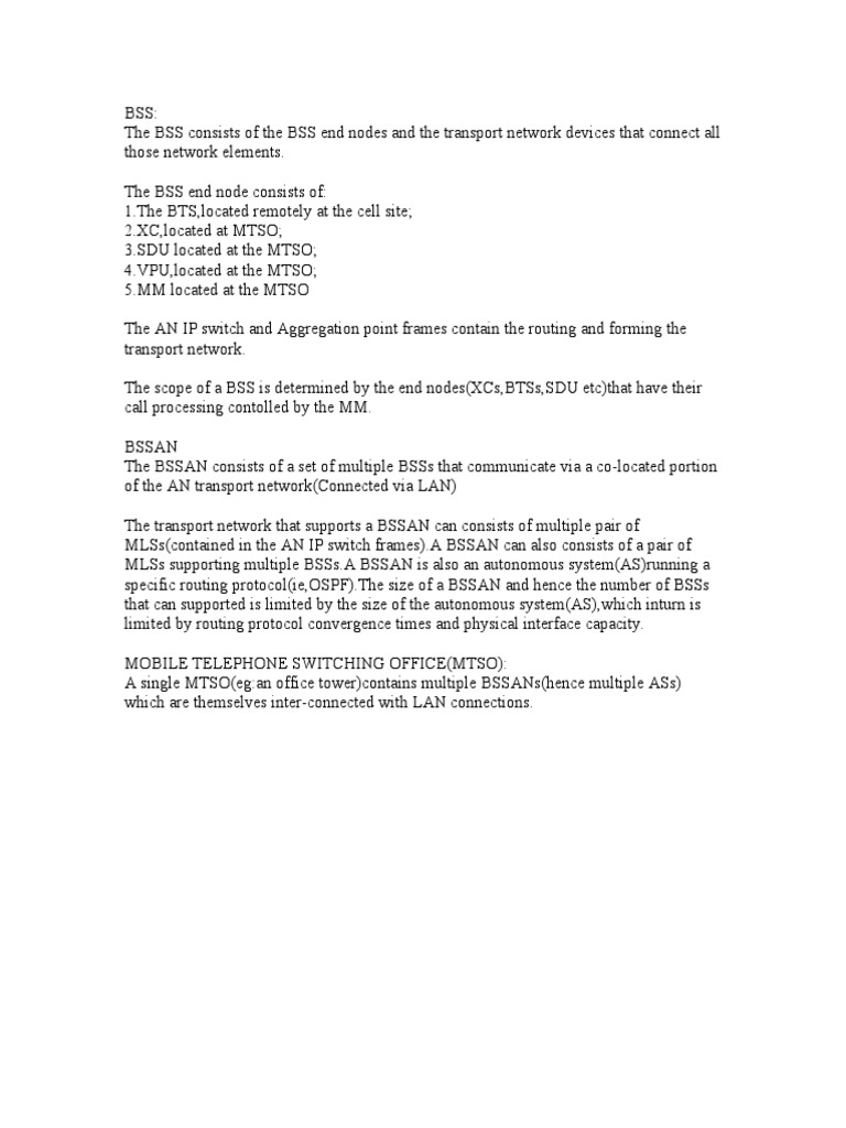 Bss | PDF