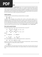 Upwind Scheme: Model Equation