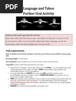 Download Language and Taboo Further Oral Activity by floramather SN196415622 doc pdf