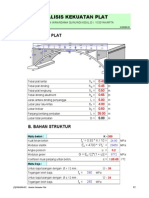 Analisis Kekuatan Plat Jembatan