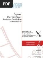 Download Organic User Interfaces by Julian Krenge SN19642842 doc pdf