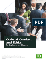 TD Governance Code Ethics