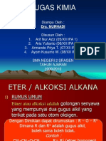 Presentasi-Eter Atau Alkoksi Alkana