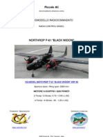 VQ MODEL P-61 BLACK WIDOW ARF 90 RC