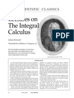 Lectures On The Integral Calculus: Scientificclassics