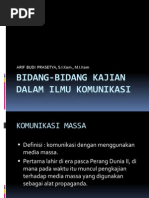 Download Bidang-bidang Kajian Dalam Ilmu Komunikasi by Yana Fitri Mawaddatan Warahmah SN196471150 doc pdf