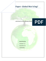 Final Term Paper - Global Warming - Fidel&Pooja