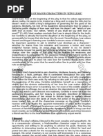 Download Analysis of Major Characters in King Lear by AbdulRehman SN19649451 doc pdf