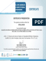 Certificate of Presentation: The Organizing Committee Certifies That Has Presented The Paper